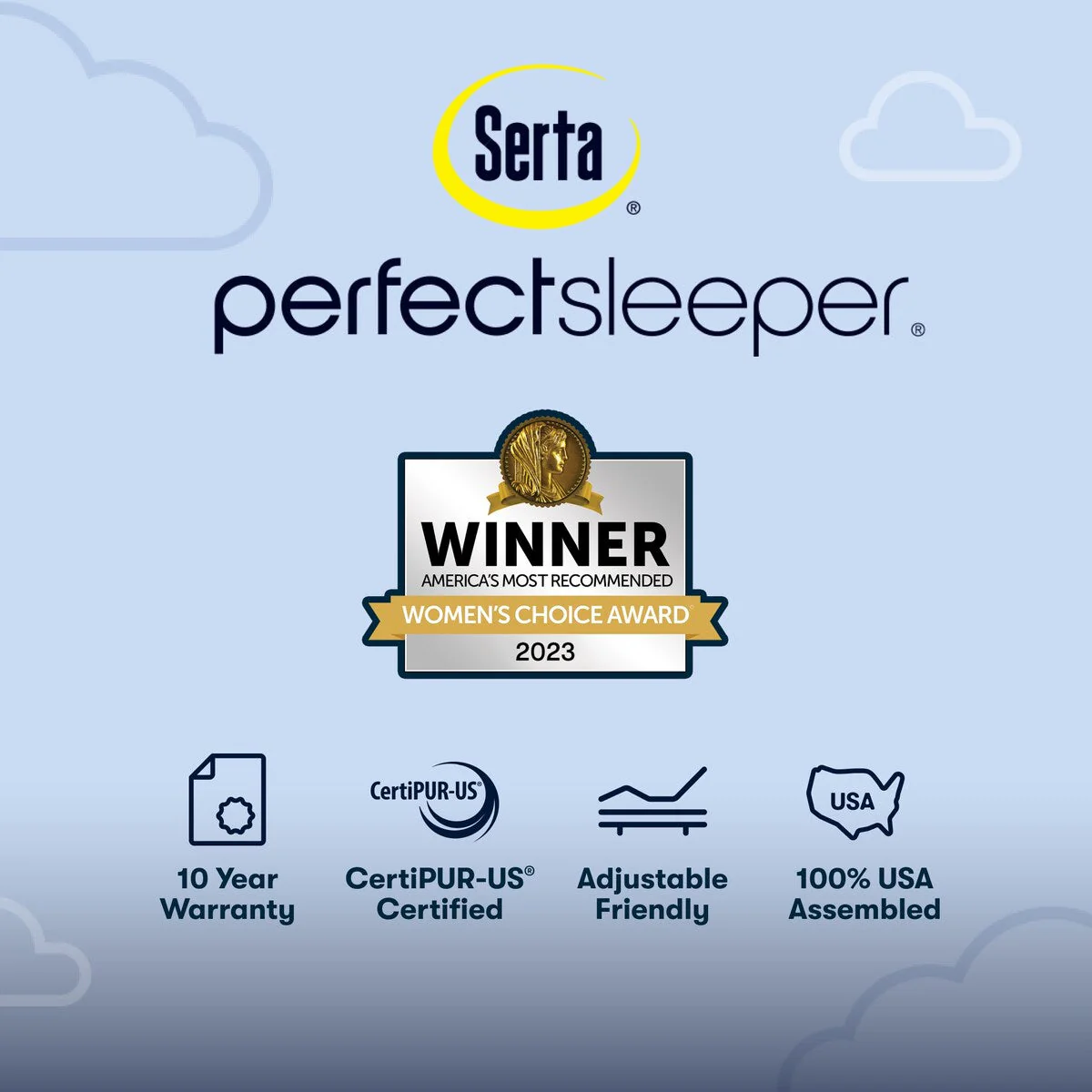 Serta Perfect Sleeper Radiant Rest 14 Hybrid Firm Mattress