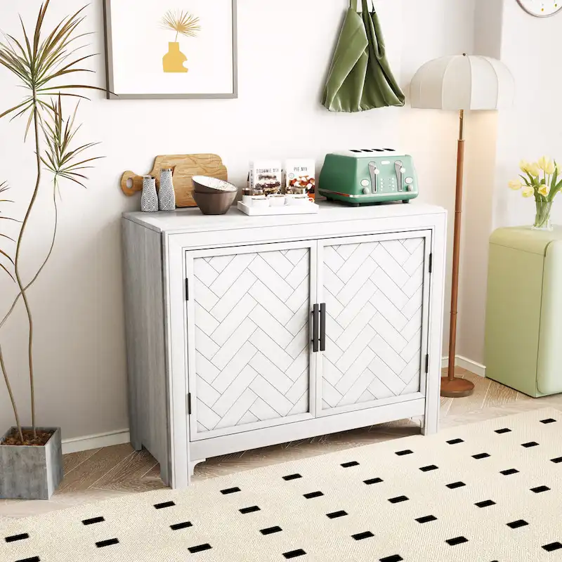 Console Table Sofa Table with 2 Shelves