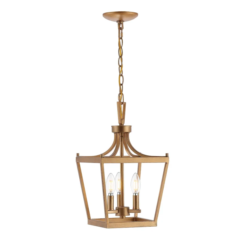 SAFAVIEH Lighting Soka 3-light Pendant - 10 x10 x21-93  - 10Wx10Dx93H