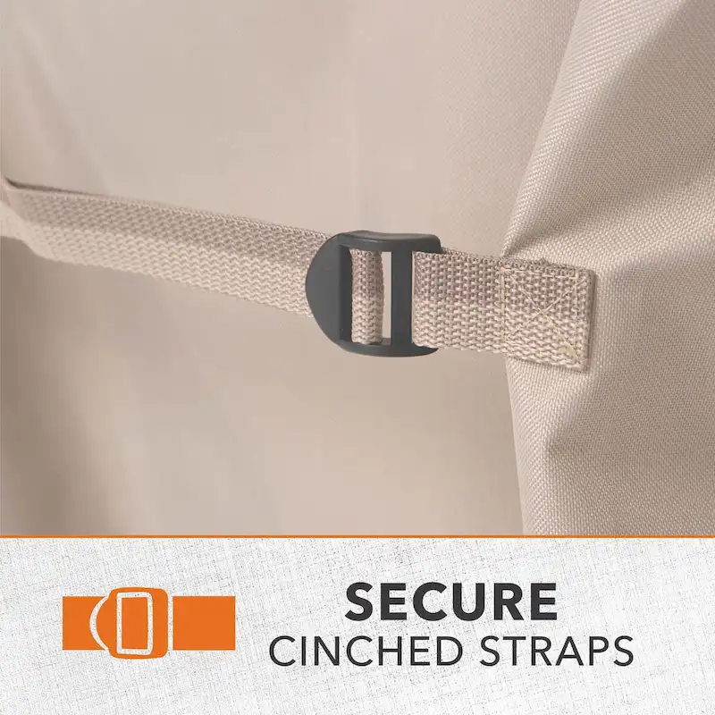 Modern Leisure Monterey Patio Egg Chair Cover, 45 L X 42 W X 75 H, Beige - 45  x 42  x 75