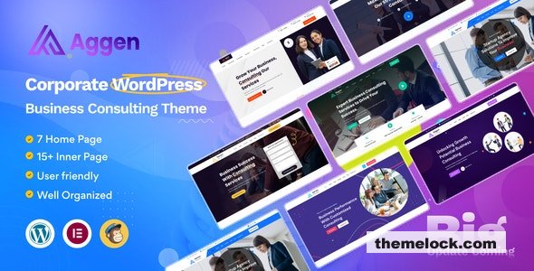 Aggen v3.1.0 - Business Consulting Theme