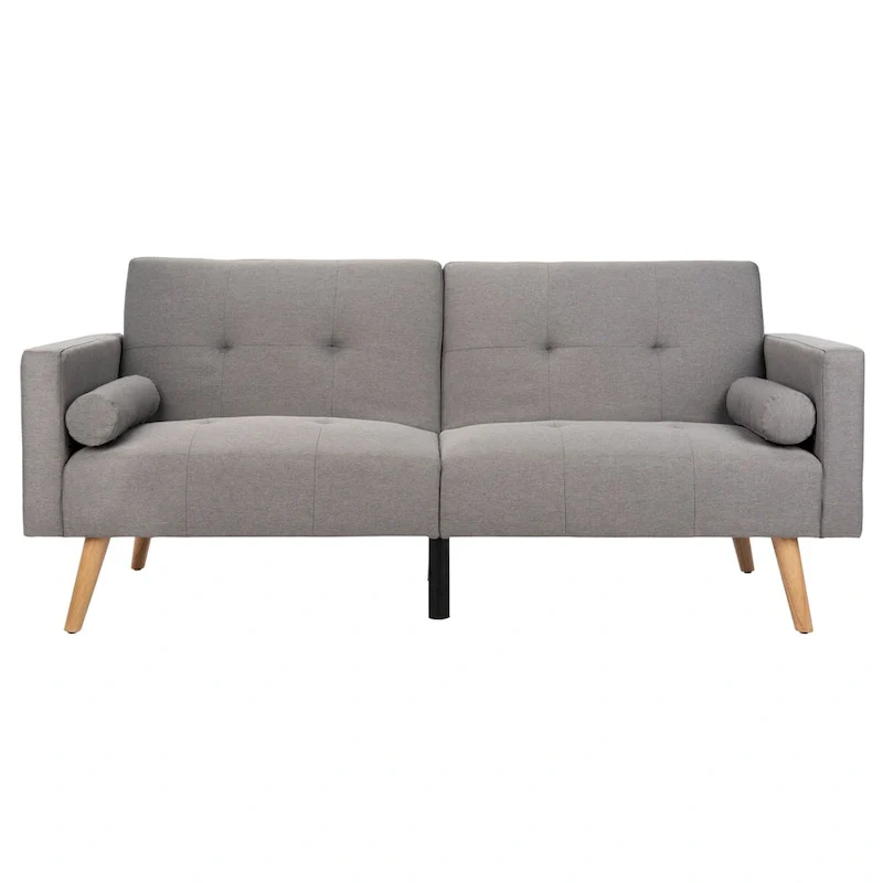 Foldable Futon Bed with Pillow - 74.8 x 31.9 x 34.7