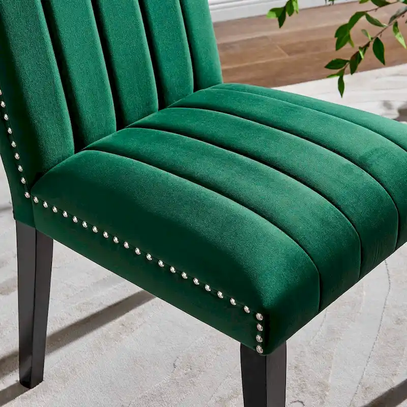 Velvet Dining Side Chairs - Set of 2