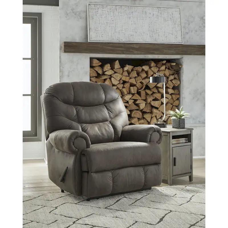 Signature Design by Ashley Camera Time Gunmetal Recliner