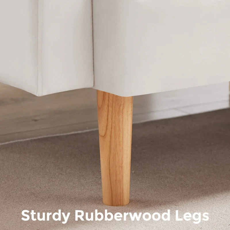 Velvet Convertible Sofa Bed - 3-Position Futon