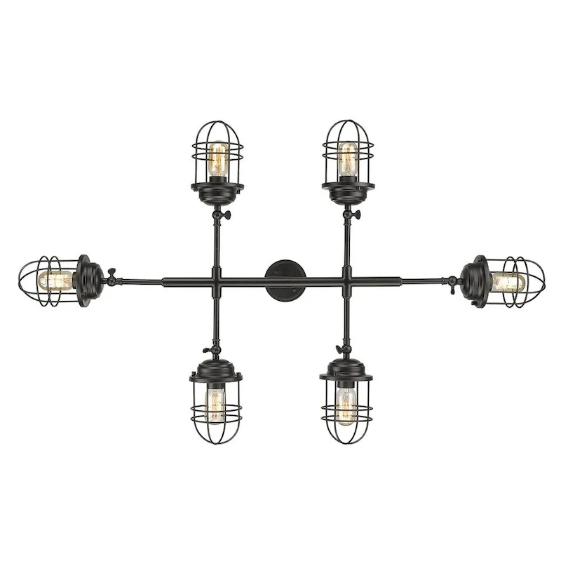 Carbon Loft Barton Linear Black Steel Pendant Light