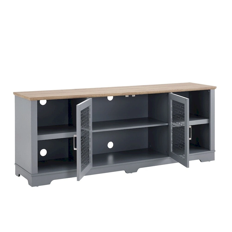 Modern Farmhouse TV Media Stand,Large Home Entertainment Console