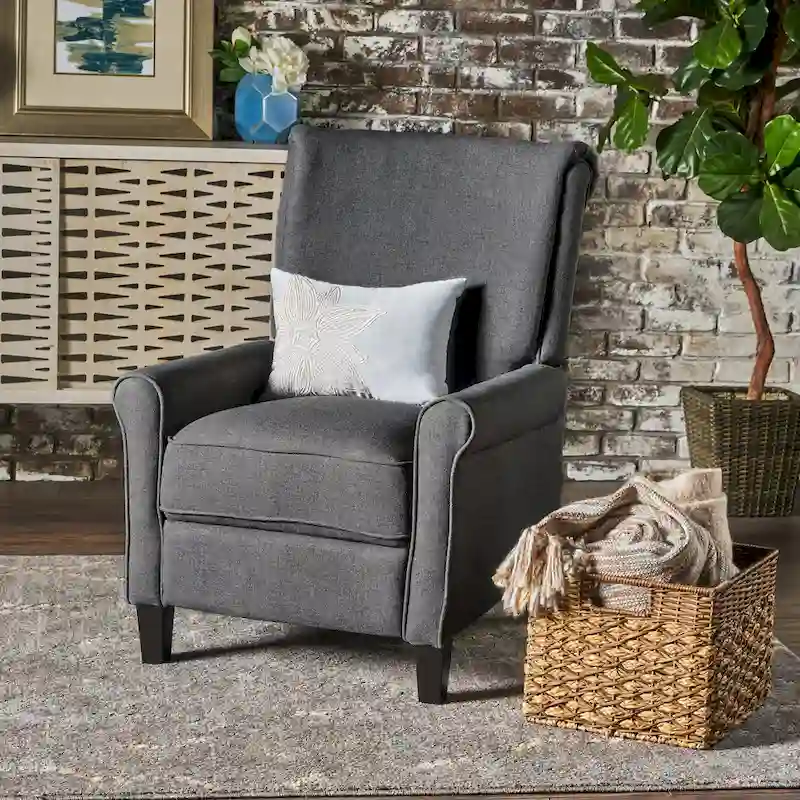 Traditional Fabric Recliner