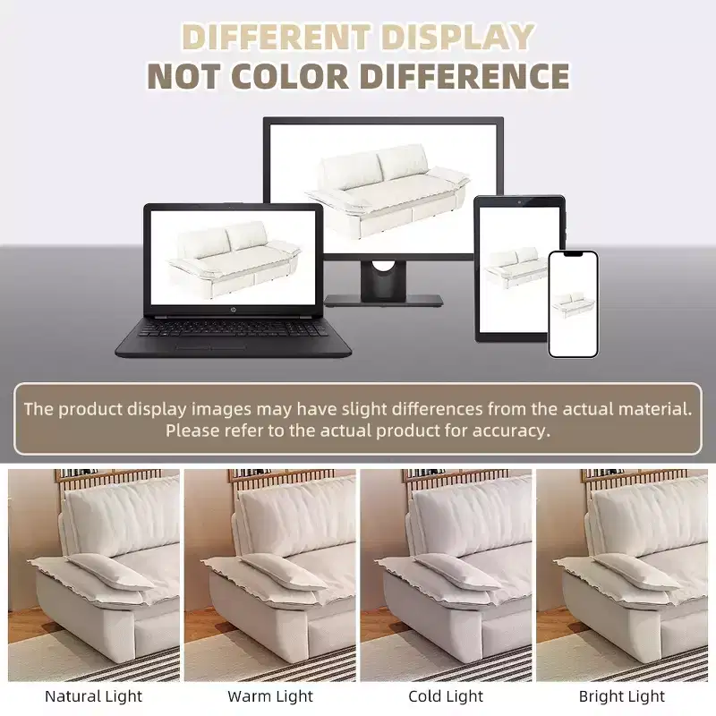 Whisen 3-in-1 Queen Velvet Sleeper Pull Out Sofa Bed, Convertible Loveseat Sofa Couch