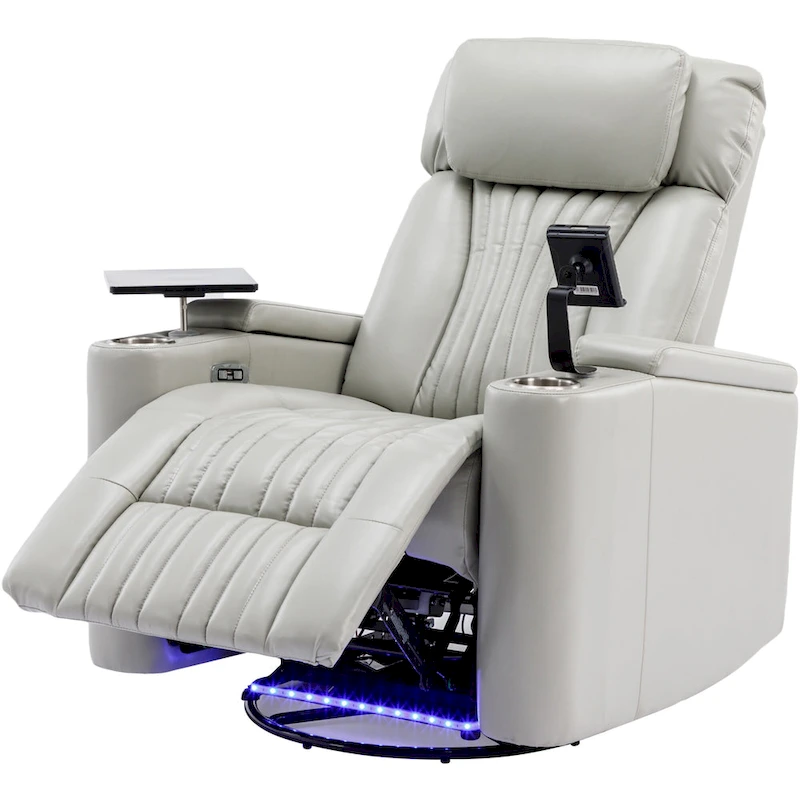 Multifunctional 270 Swivel Home Theater Power Recliner
