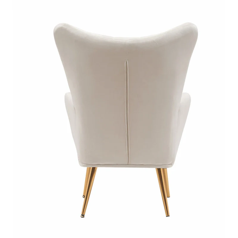 Mid Century Wingback Upholstered Accent Chair