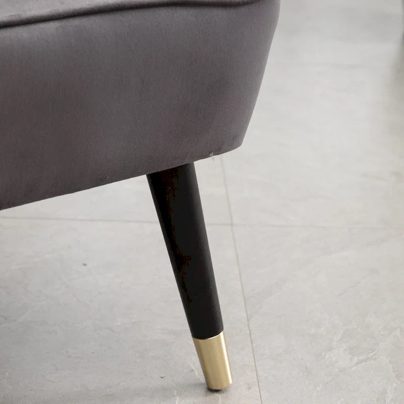 Gray 26 Polyester Accent Chair