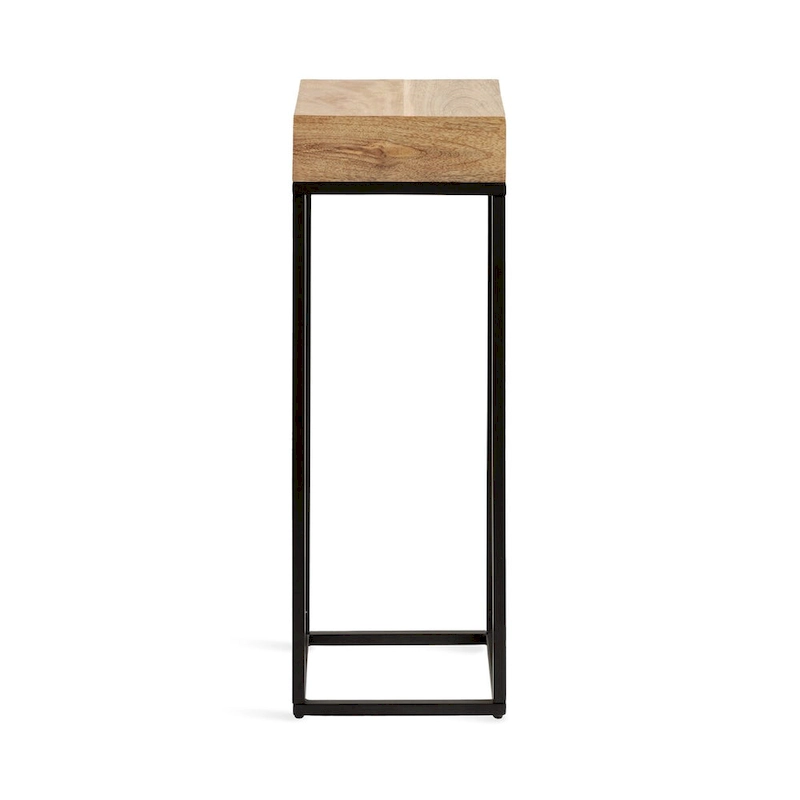 Kate and Laurel Karlsen Wood and Metal Drink Table - 8x8x23