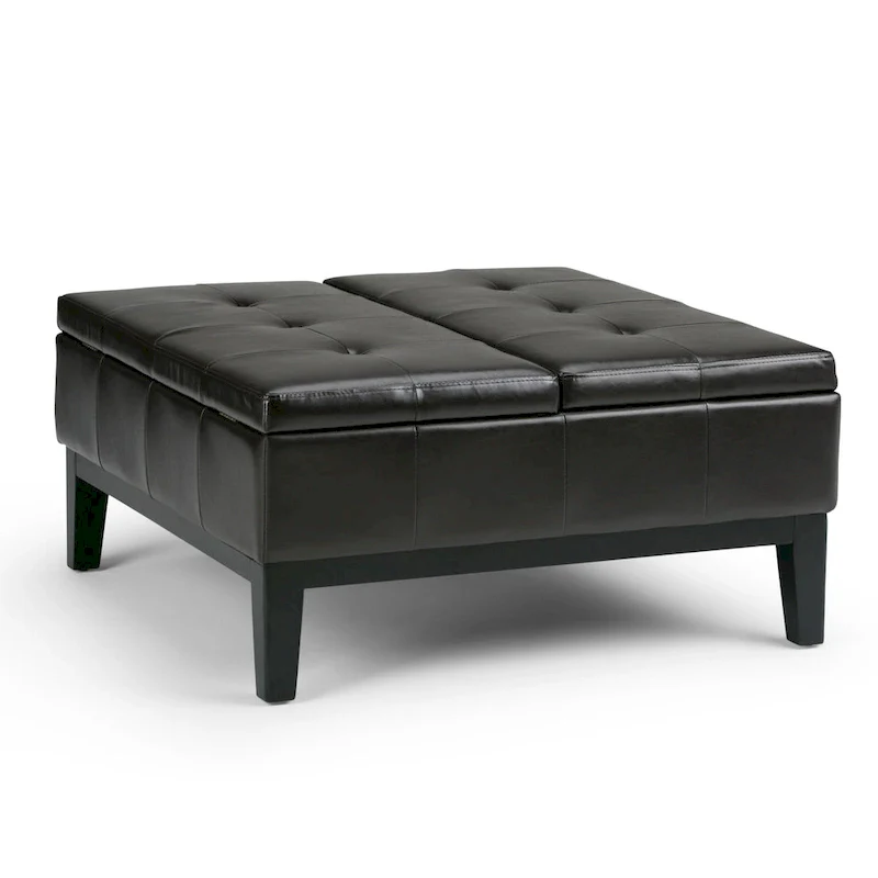 WYNDENHALL Lancaster 36-in. Wide Contemporary Square Table Ottoman