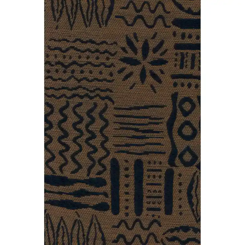 Bali Rattan Double Papasan Chair with Tapestry Cushion