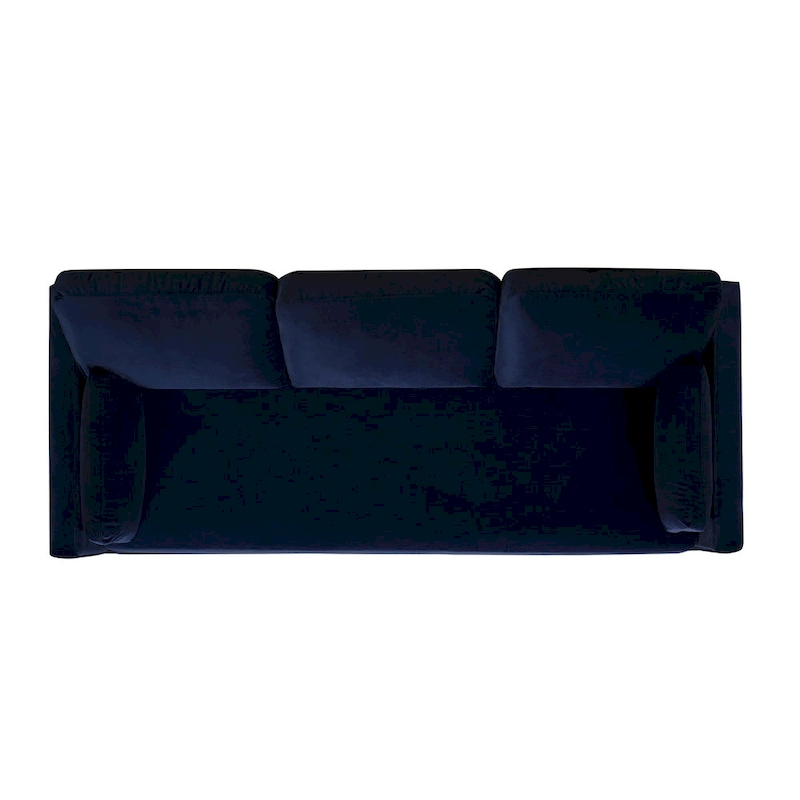 Knox 84 Modern Farmhouse Velvet Track Arm Sofa