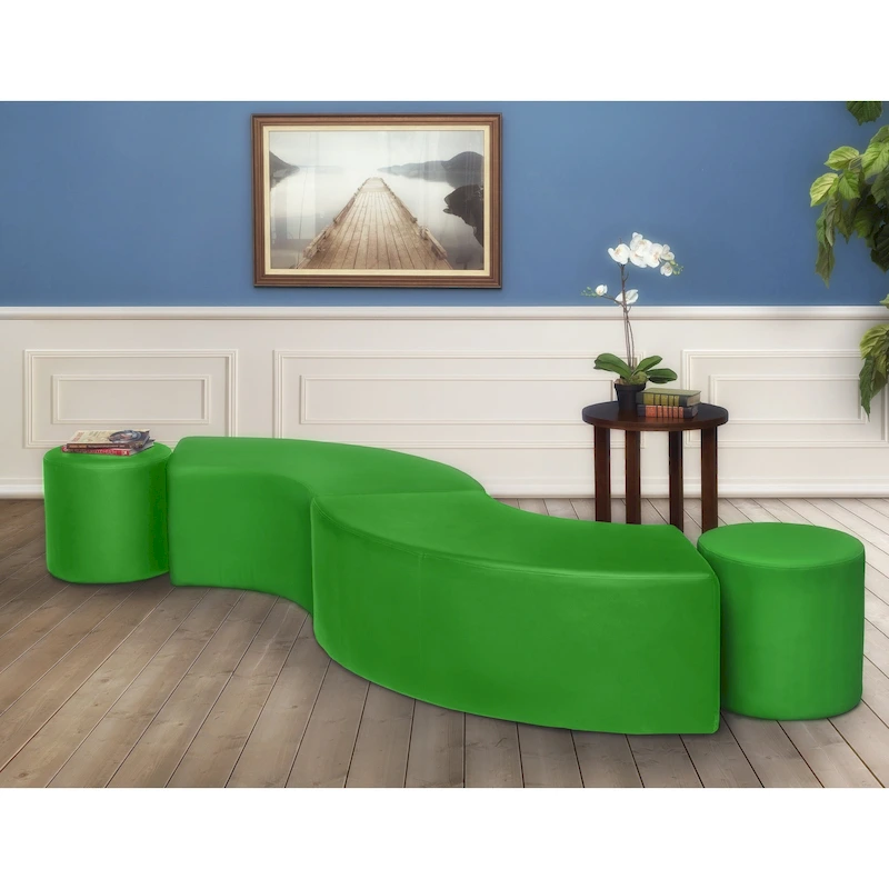 Logan Round Ottoman (Set of 2)