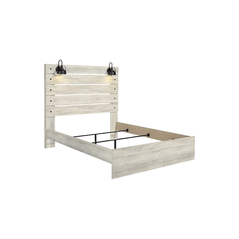 Cambeck Whitewash Panel Bed