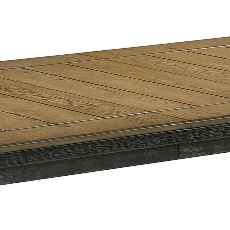 Woodlands 60-78 Inch Counter Height Dining Table, Extendable, Brown Wood