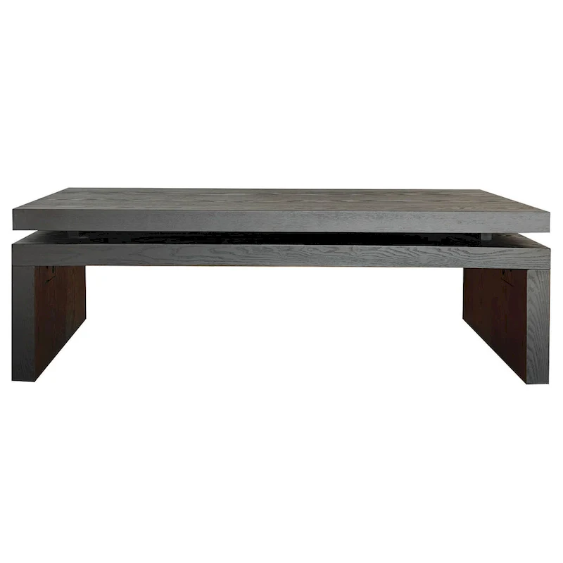 Modern Black Wooden Coffee Table