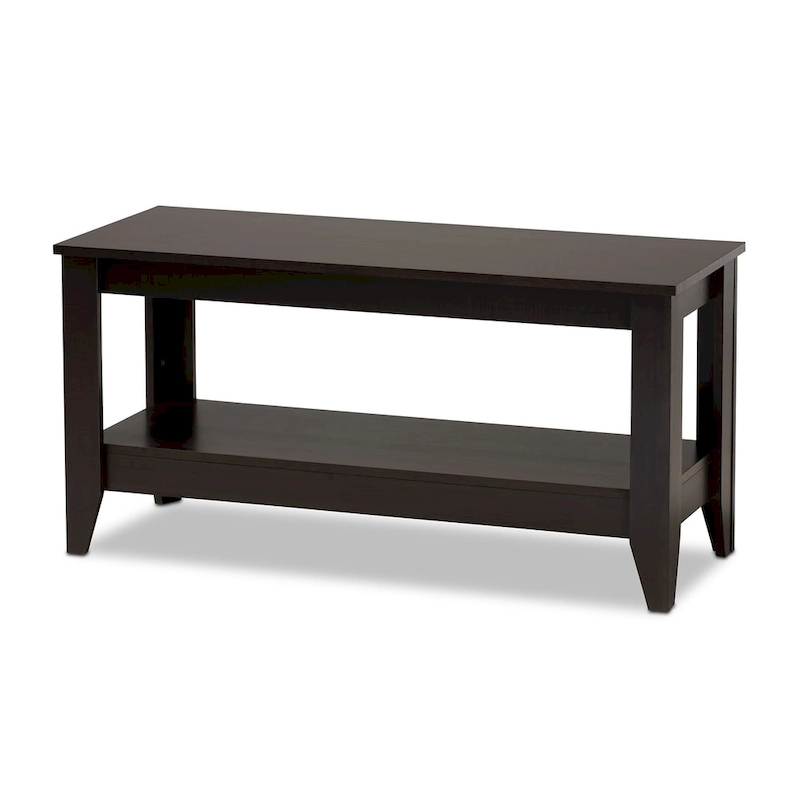 Copper Grove Leerdam Modern Rectangular Wenge-finished Wood Coffee Table