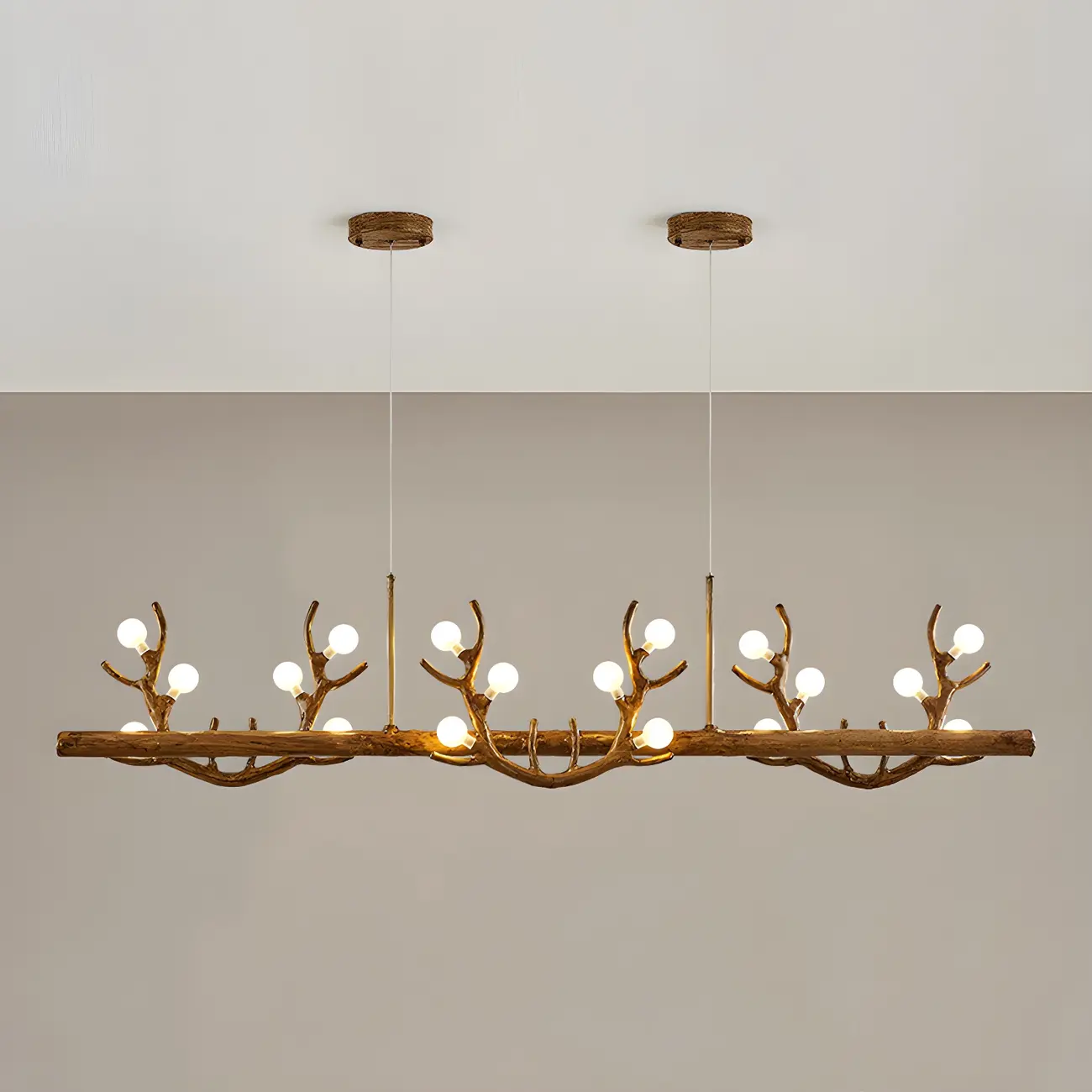 Nordic Antler Modern Island Pendant Light for Kitchen