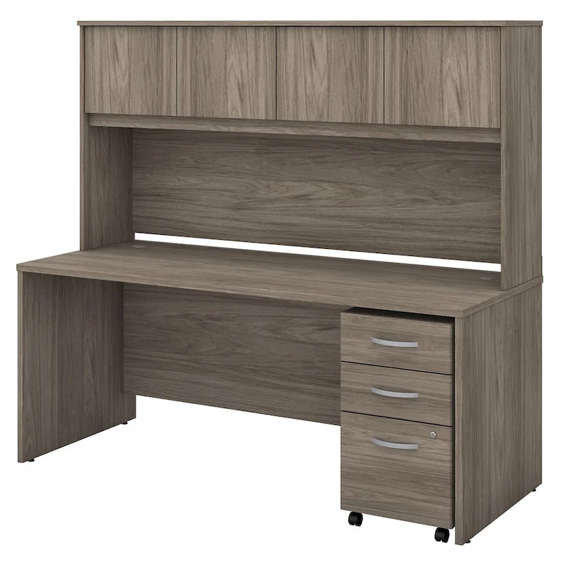 Studio C 72W Desk with Hutch and Drawers by Bush Business Furniture