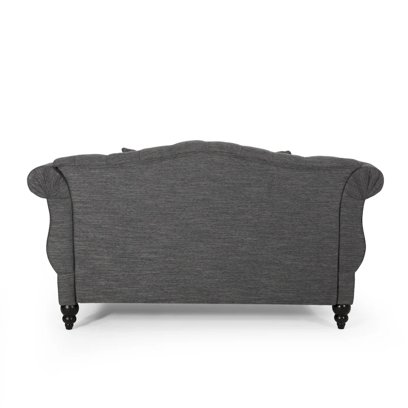 Wellston Tufted Double Chaise Lounge by Christopher Knight Home - 62.50 L x 58.50 W x 34.00 H