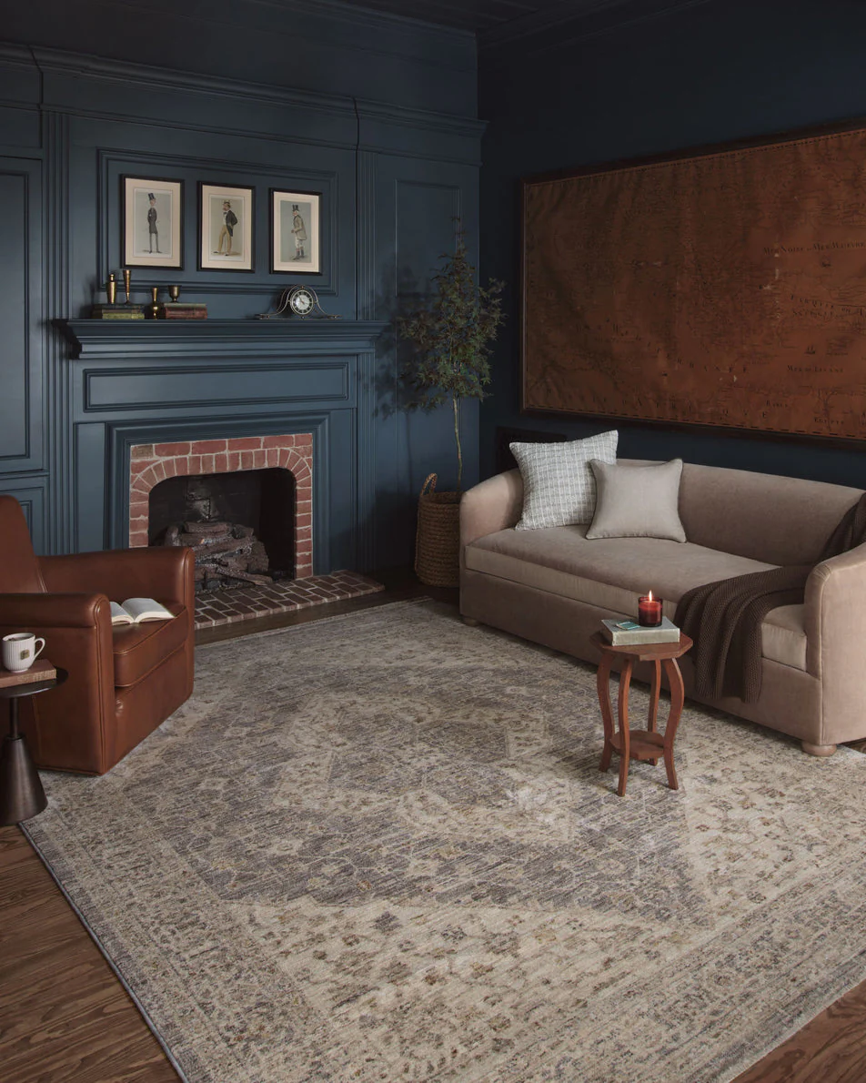 Junie Denim/Natural Rug