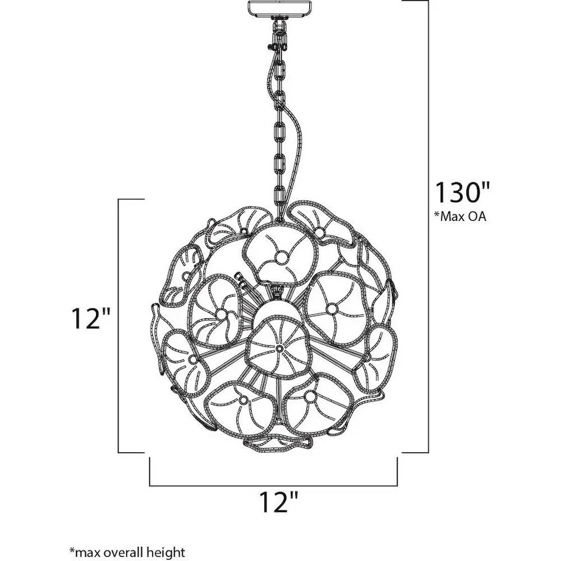 Maxim Lighting Cassini-single 8-light Pendant