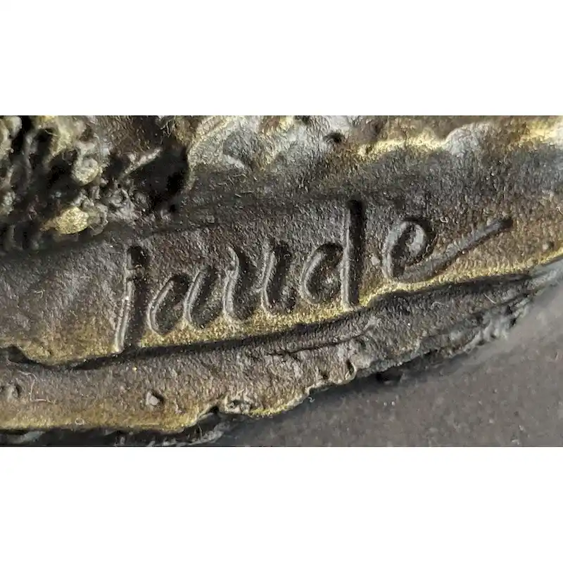 Napoleon Crossing The Alps Bronze Metal Replica Statue Sculpture On Marble Base