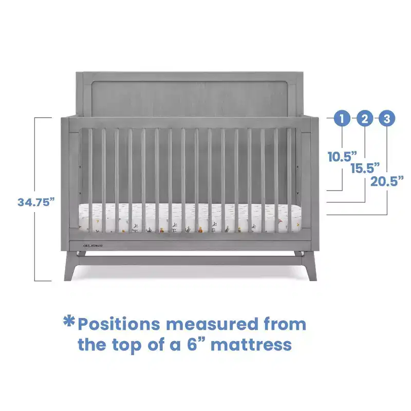 Delta Children Spencer 6-in-1 Convertible Crib
