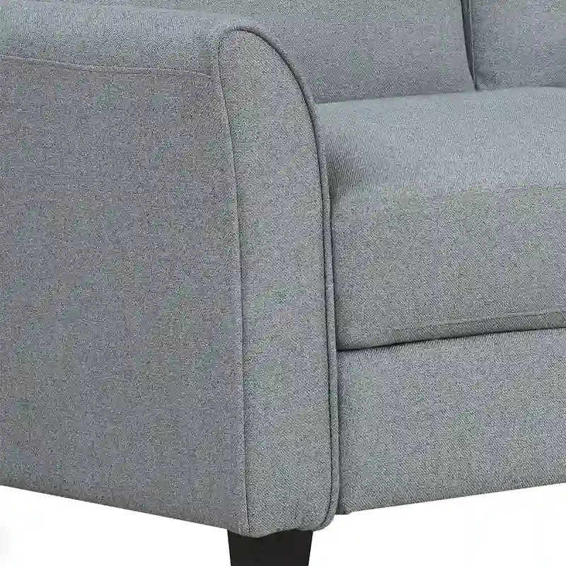 3-Seat Linen Fabric Sofa