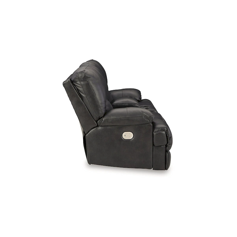 Signature Design by Ashley Mountainous Black Power Reclining Loveseat - 82W x 42D x 42H