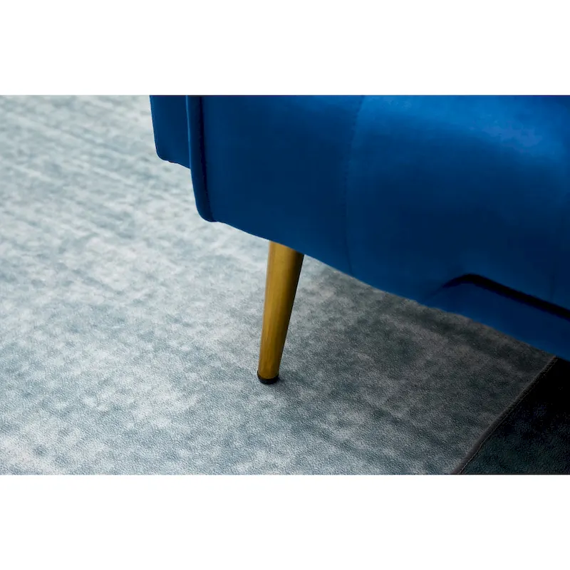 75 Wide Tufted Velvet Convertible Sleeper sofa