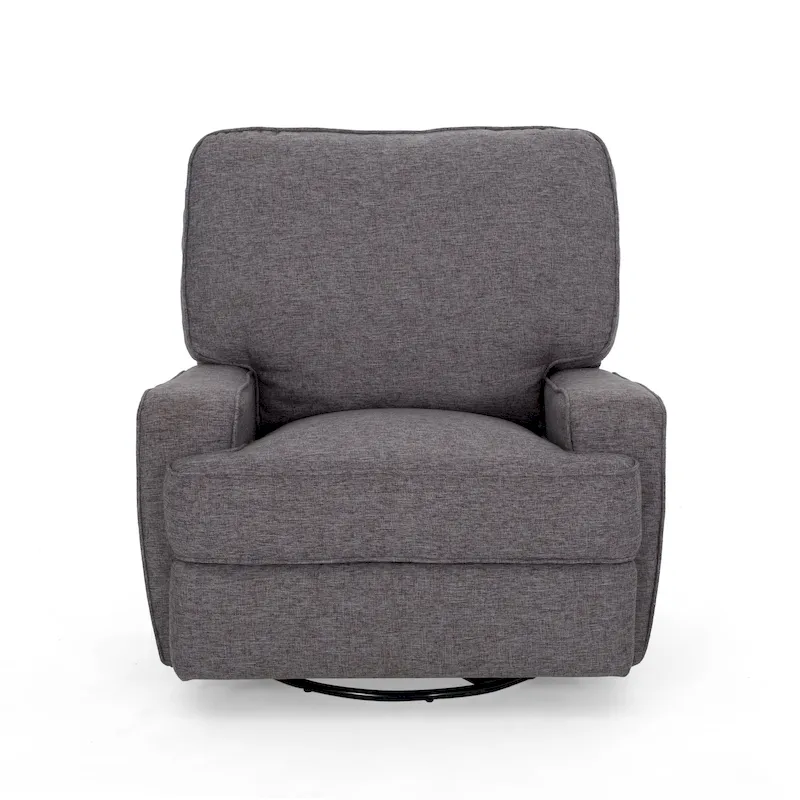Crockett Traditional Glider Recliner with Swivel by Christopher Knight Home