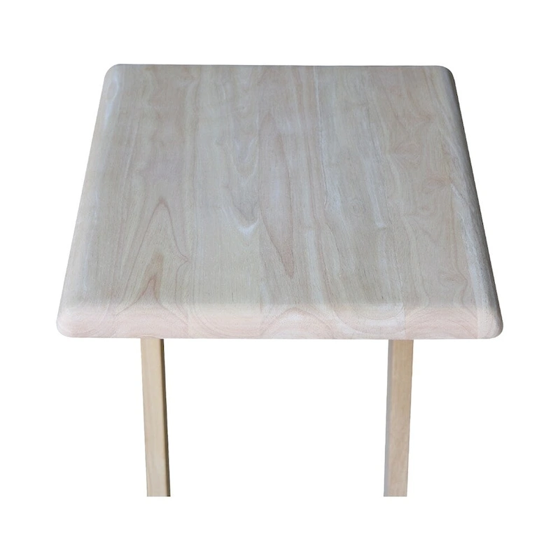 Unfinished Solid Parawood Sofa Server Table