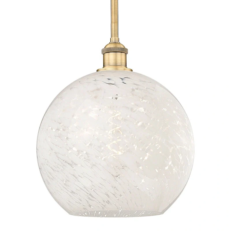 Innovations Lighting 616-1S 13 12 White Mouchette Pendant White