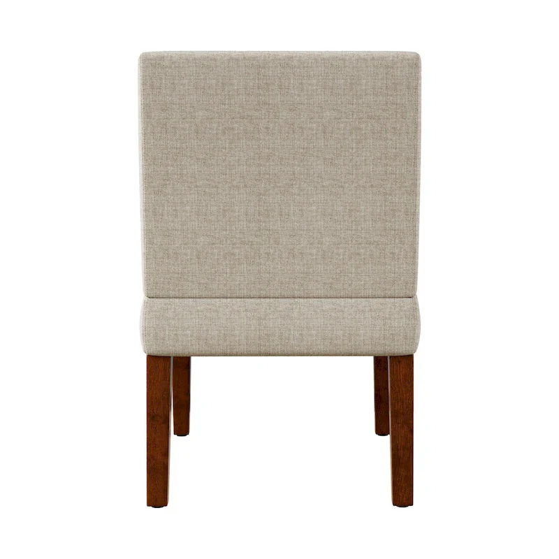 Fabric Accent Chair Set with Round Wood Table - 2 Chairs (18.7