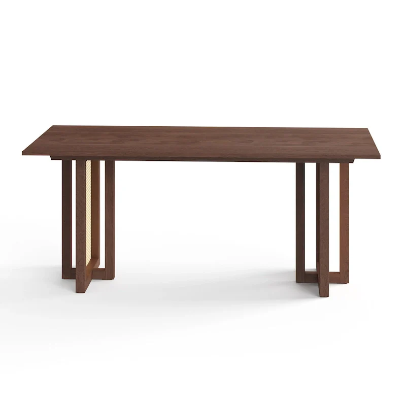 Havenwood Rectangular Dining Table with Cane Base