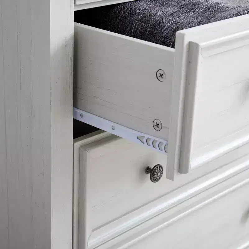 Beige Modern 5-Drawer Dresser, Single