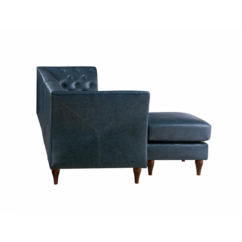 Kestrel Modern Faux Leather Modular Chesterfield Sectional by Furniture of America