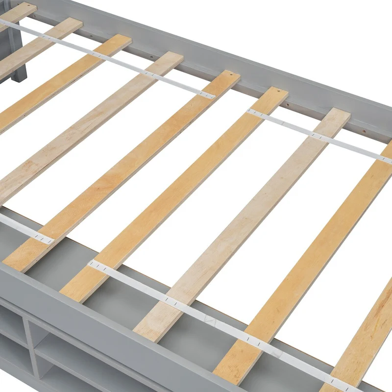 QQ Twin House Bed with Roof Frame