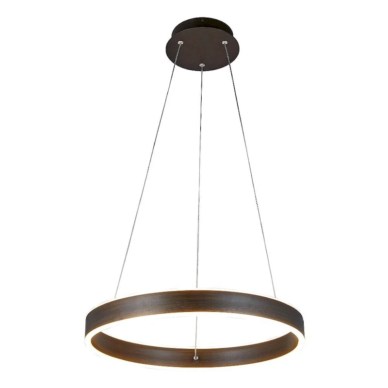 Garibaldi 1 - Light Unique Drum LED Pendant - Oil Rubbed Bronze