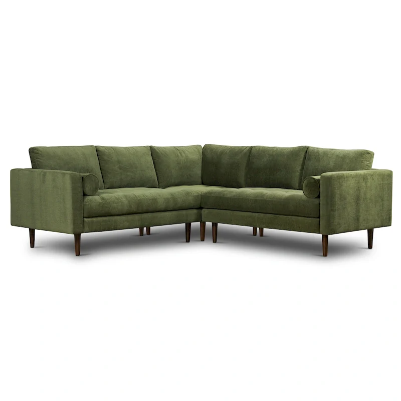 Poly & Bark Napa Fabric 98 Corner Sectional Sofa