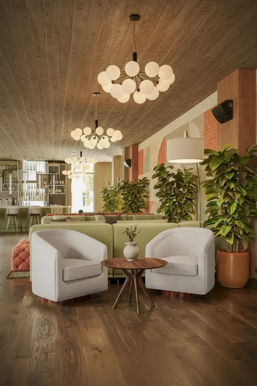 Traditional Club Style Upholstered Accent Chair with 360 Swivel Metal Base