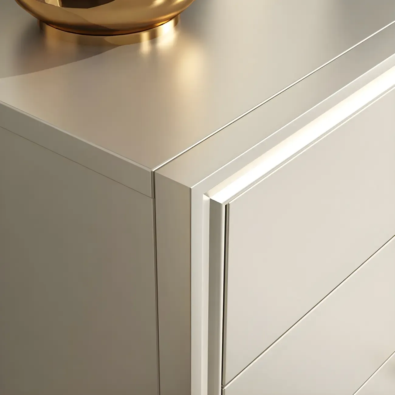 Elegant Off-White Wooden Dressers & Chests with Drawers