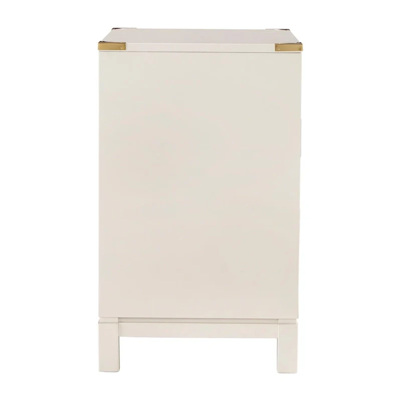 Kedric 3-drawer Goldtone Accent Nightstand by iNSPIRE Q Bold