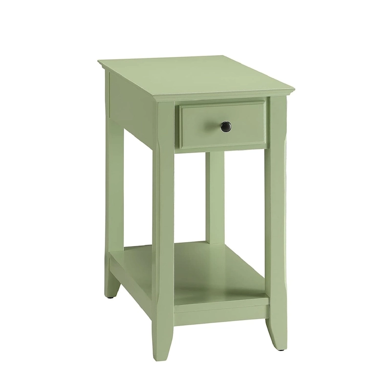Wooden Side Table with 1 Drawer