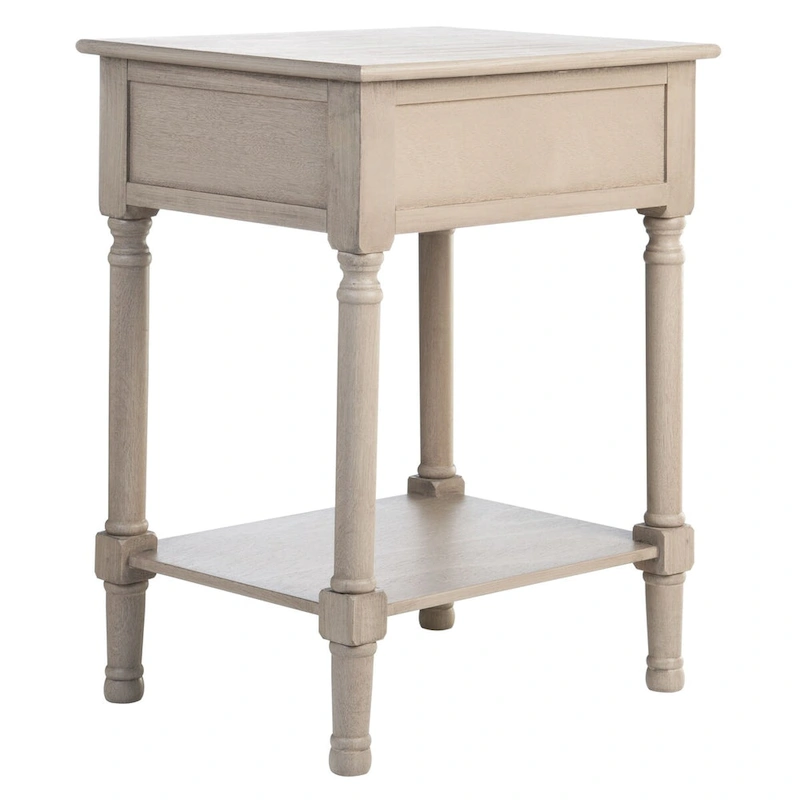 SAFAVIEH Heide 1-Drawer Accent Table - 19 W x 15.8 L x 26 H - 19Wx16Dx26H